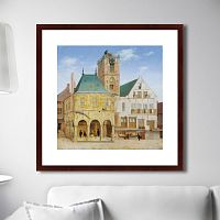 картина: the old town hall of amsterdam, 1657г. в Туле