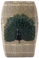 керамический столик-табурет garden stool с павлином в Туле