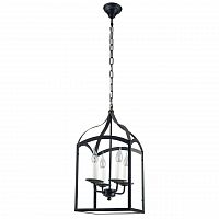 дизайнерская подвесная люстра spot light cage 9500404 черная в Туле