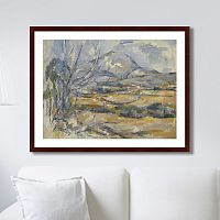 картина: montagne sainte-victoire, 1890г. в Туле