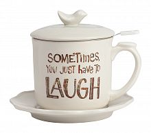 чайный набор sometimes you just have to laugh в Туле