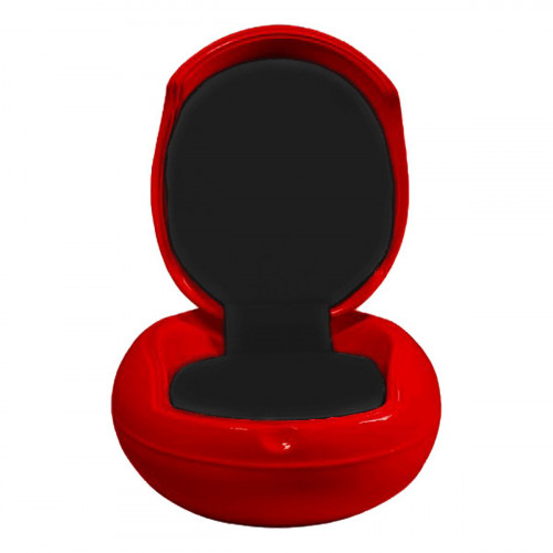 кресло garden egg chair красно-черное в Туле
