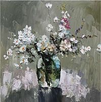 картина маслом красивые цветы fiori в Туле