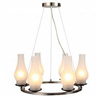 подвесная люстра arte lamp lombardy a6801sp-6br белая в Туле