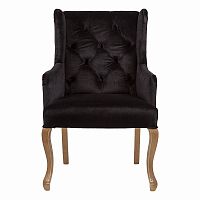 кресло с ушами черное ashby chair в Туле