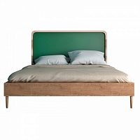 кровать полутораспальная 120х190 зеленая ellipse в Туле