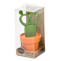 ножницы cactus с держателем, оранжевые с зеленым в Туле
