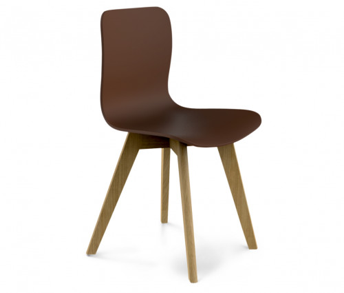 стул dsw коричневый s42 (eames style) в Туле