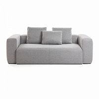 диван blok sofa 2 светло-серый от la forma (ex julia grup) в Туле