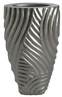 ваза с объемным рельефом 72 см frost pattern серая в Туле