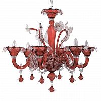 подвесная люстра ideal lux ca vendramin sp6 rosso в Туле