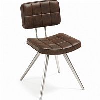 стул lola seat pu brown ножки из нержаеющей стали c589u09 от la forma (ex julia grup) в Туле