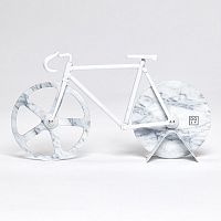 нож для пиццы из нержавеющей стали the fixie, белый мрамор в Туле