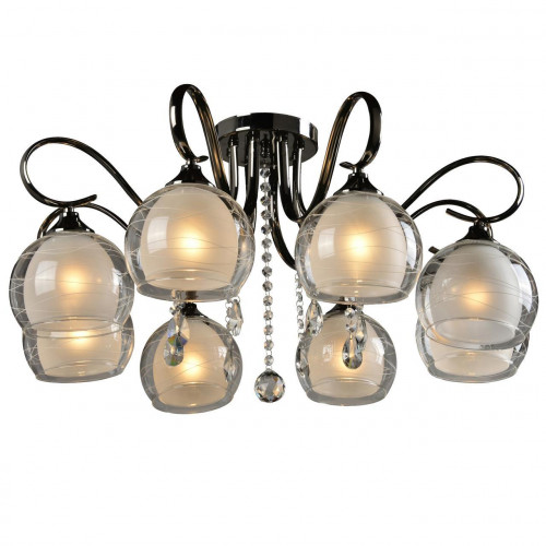 потолочная люстра idlamp merinella 877/8pf-darkchrome в Туле