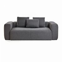 диван blok sofa 2 темно-серый от la forma (ex julia grup) в Туле