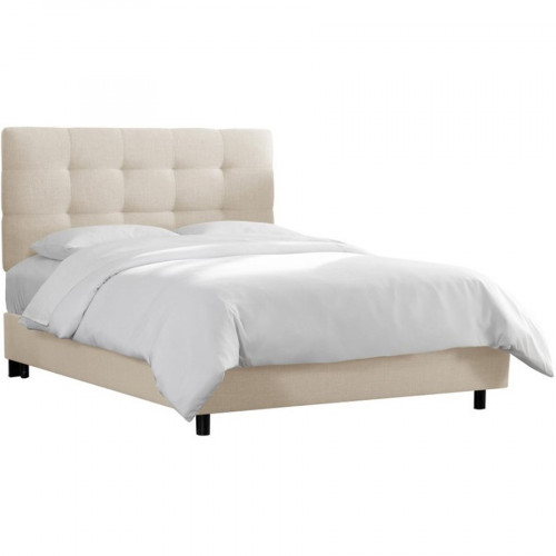 кровать двуспальная 180х200 белая alice tufted talc в Туле