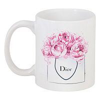 кружка с рисунком dior peonies в Туле