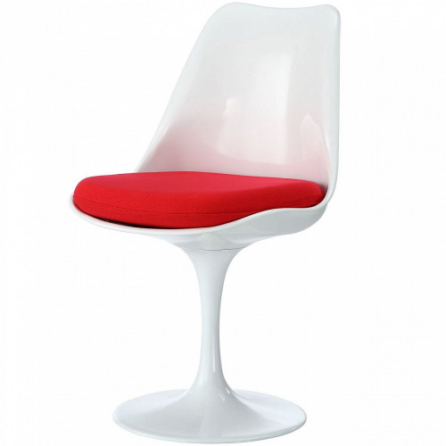 стул eero saarinen style tulip chair красная подушка в Туле