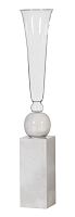 ваза настольная crystal circle white small в Туле
