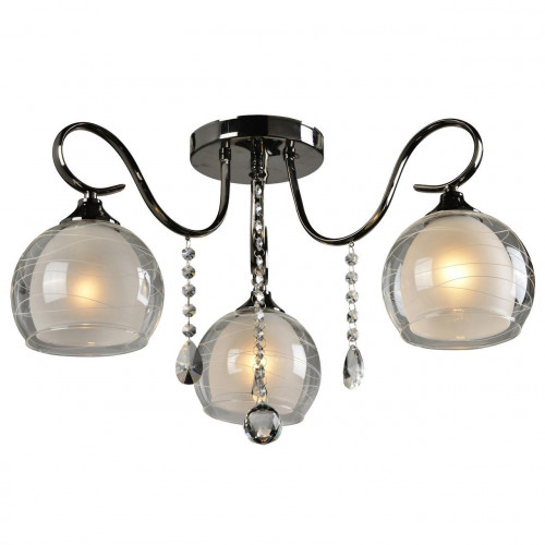 потолочная люстра idlamp merinella 877/3pf-darkchrome в Туле