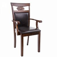 стул деревянный кресло luiza dirty oak / dark brown в Туле