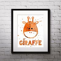 постер giraffe а4 в Туле
