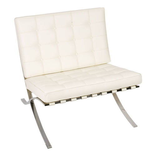 кресло barcelona style chair белое в Туле
