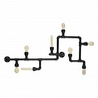 потолочная люстра ideal lux plumber pl8 nero в Туле